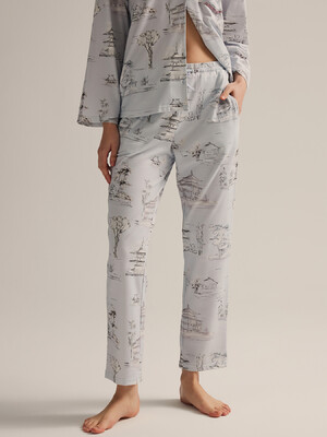 Купить Хлопковая классическая  пижама с длинным рукавом HAYS 62519 в Украина в Lingerie.ua - Одяг для дому та відпочинку, Фото 8