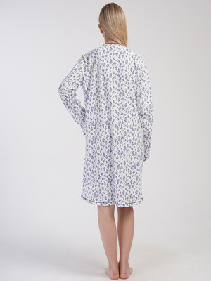 Купить Бавовняна туніка великого розміру з довгим рукавом VIENETTA 4050413813 в Украина в Lingerie.ua - Одяг для дому та відпочинку, Фото 3