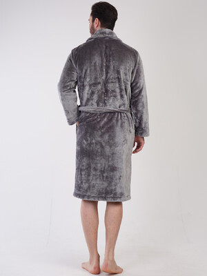 Купить Теплий чоловічий халат з велсофту VIENETTA MAN 3100830000 в Украина в Lingerie.ua - Одяг для дому та відпочинку, Фото 2