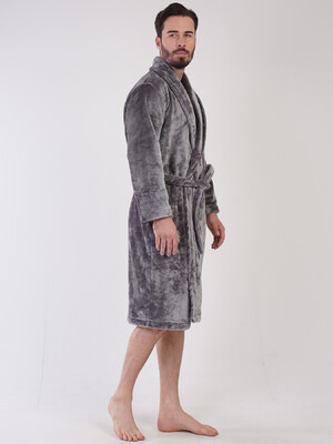 Купить Теплий чоловічий халат з велсофту VIENETTA MAN 3100830000 в Украина в Lingerie.ua - Одяг для дому та відпочинку, Фото 3