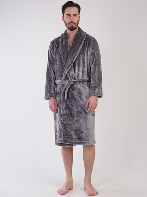 Купить Теплий чоловічий халат з велсофту VIENETTA MAN 3100830000 в Украина в Lingerie.ua - Одяг для дому та відпочинку, Фото 6
