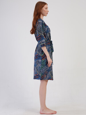 Купить Бавовняний халат жіночий великого розміру VIENETTA 4100675136 в Украина в Lingerie.ua - Одяг для дому та відпочинку, Фото 7