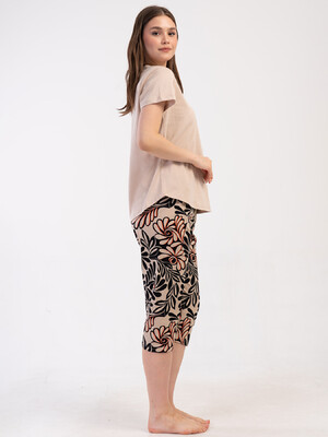 Купить Хлопковый домашний комплект большого размера с капри VIENETTA 4080623526 в Украина в Lingerie.ua - Одяг для дому та відпочинку, Фото 6