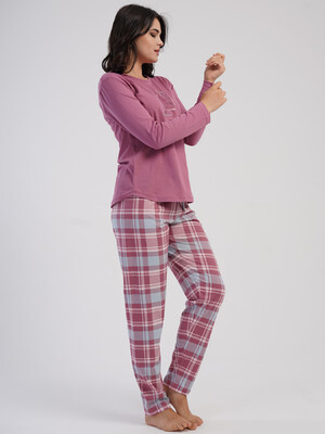 Купить Хлопковый домашний комплект с длинным рукавом VIENETTA 5031093825 в Украина в Lingerie.ua - Одяг для дому та відпочинку, Фото 10