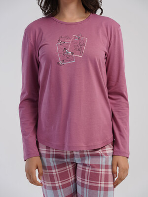 Купить Хлопковый домашний комплект с длинным рукавом VIENETTA 5031093825 в Украина в Lingerie.ua - Одяг для дому та відпочинку, Фото 8