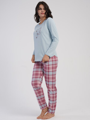 Купить Хлопковый домашний комплект с длинным рукавом VIENETTA 5031093825 в Украина в Lingerie.ua - Одяг для дому та відпочинку, Фото 11