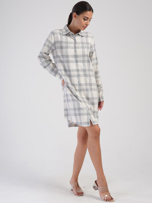 Купить Хлопковый халат на пуговицах с длинным рукавом VIENETTA PLUS 4051130000 в Украина в Lingerie.ua - Одяг для дому та відпочинку, Фото 8