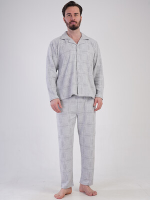 Купить Теплая классическая пижама мужская с длинным рукавом VIENETTA MAN 5010060000 в Украина