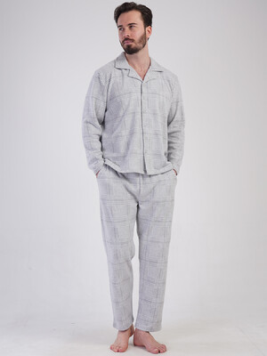 Купить Тепла класична піжама чоловіча з довгим рукавом VIENETTA MAN 5010060000 в Украина в Lingerie.ua - Одяг для дому та відпочинку, Фото 6