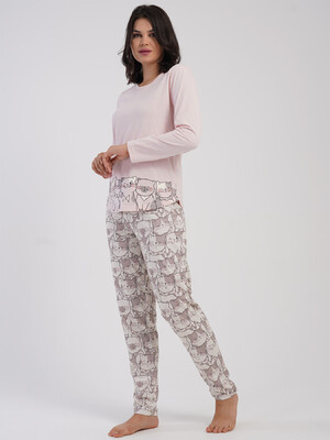 Купить Хлопковый домашний костюм с длинным рукавом VIENETTA 5040433843 в Украина в Lingerie.ua - Одяг для дому та відпочинку, Фото 10