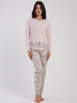 Купить Хлопковый домашний костюм с длинным рукавом VIENETTA 5040433843 в Украина в Lingerie.ua - Одяг для дому та відпочинку, Фото 12