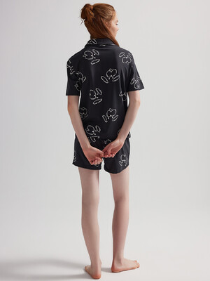 Купить Хлопковая классическая пижама с коротким рукавом HAYS 62329 в Украина в Lingerie.ua - Одяг для дому та відпочинку, Фото 3