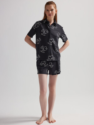 Купить Хлопковая классическая пижама с коротким рукавом HAYS 62329 в Украина в Lingerie.ua - Одяг для дому та відпочинку, Фото 4