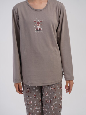 Купить Хлопковая пижама с длинным рукавом VIENETTA 5032716797 в Украина в Lingerie.ua - Одяг для дому та відпочинку, Фото 2