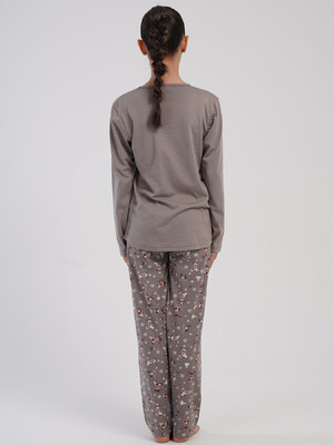 Купить Хлопковая пижама с длинным рукавом VIENETTA 5032716797 в Украина в Lingerie.ua - Одяг для дому та відпочинку, Фото 5