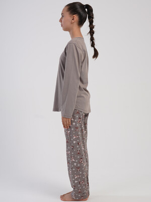 Купить Хлопковая пижама с длинным рукавом VIENETTA 5032716797 в Украина в Lingerie.ua - Одяг для дому та відпочинку, Фото 7