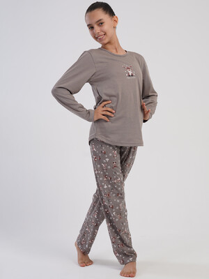 Купить Хлопковая пижама с длинным рукавом VIENETTA 5032716797 в Украина в Lingerie.ua - Одяг для дому та відпочинку, Фото 8