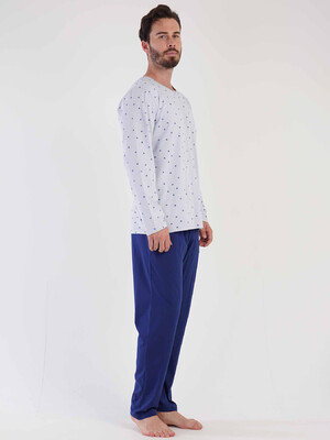 Купить Бавовняний домашній комплект з довгим рукавом VIENETTA MAN 3050834205 в Украина в Lingerie.ua - Одяг для дому та відпочинку, Фото 4