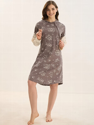 Домашняя туника с длинным рукавом SEVIM 15986