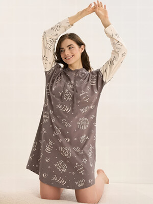 Купить Домашняя туника с длинным рукавом SEVIM 15986 в Украина в Lingerie.ua - Одяг для дому та відпочинку, Фото 3