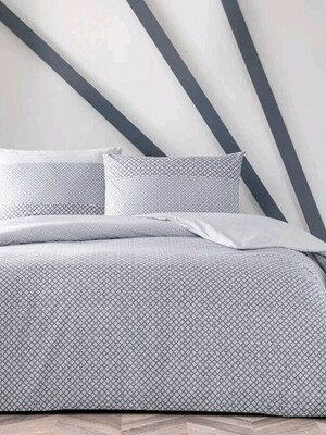 Комплект постільної білизни двоспальний TAC Garth (ранфорс)