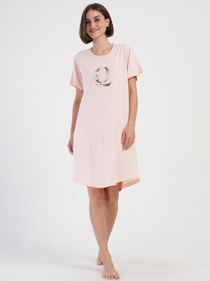 Купить Хлопковая домашняя туника с коротким рукавом VIENETTA 4053580000 в Украина