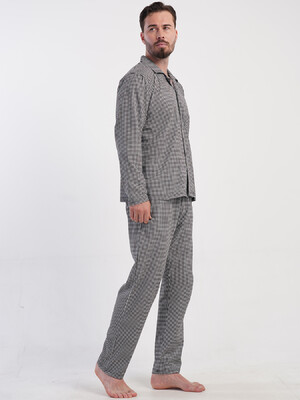 Купить Хлопковая классическая пижама с длинным рукавом VIENETTA MAN 5040612428 в Украина в Lingerie.ua - Одяг для дому та відпочинку, Фото 3