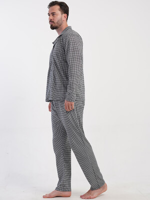 Купить Хлопковая классическая пижама с длинным рукавом VIENETTA MAN 5040612428 в Украина в Lingerie.ua - Одяг для дому та відпочинку, Фото 5