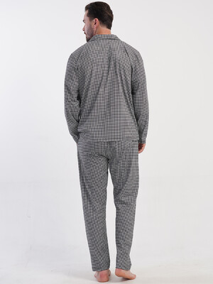 Купить Хлопковая классическая пижама с длинным рукавом VIENETTA MAN 5040612428 в Украина в Lingerie.ua - Одяг для дому та відпочинку, Фото 7