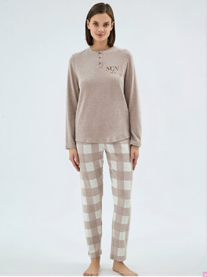 Домашний комплект с длинным рукавом SEVIM 16996