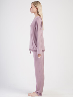 Купить Домашний комплект из вискозы с длинным рукавом VIENETTA 4040027997 в Украина в Lingerie.ua - Одяг для дому та відпочинку, Фото 6