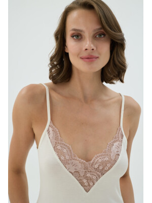 Купить Жіноча піжама з майки та шортів з мереживом SEVIM 17198 в Украина в Lingerie.ua - Одяг для дому та відпочинку, Фото 3