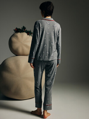 Купить Бавовняна класична піжама з брюками HAYS 62165 в Украина в Lingerie.ua - Одяг для дому та відпочинку, Фото 3