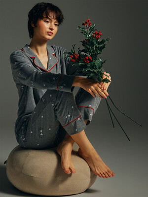 Купить Бавовняна класична піжама з брюками HAYS 62165 в Украина в Lingerie.ua - Одяг для дому та відпочинку, Фото 6