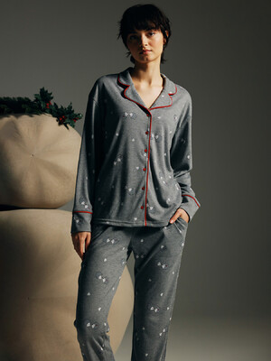 Купить Бавовняна класична піжама з брюками HAYS 62165 в Украина в Lingerie.ua - Одяг для дому та відпочинку, Фото 7