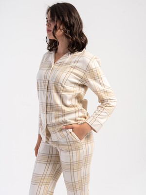 Купить Флісовий теплий домашній комплект з брюками VIENETTA 1618471127 в Украина в Lingerie.ua - Одяг для дому та відпочинку, Фото 4