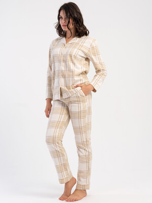 Купить Флісовий теплий домашній комплект з брюками VIENETTA 1618471127 в Украина в Lingerie.ua - Одяг для дому та відпочинку, Фото 5