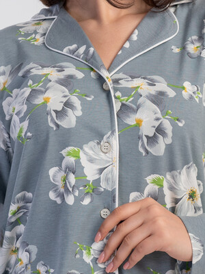 Купить Класична жіноча піжама з довгим рукавом VIENETTA 1617908944 в Украина в Lingerie.ua - Одяг для дому та відпочинку, Фото 5