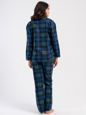 Купить Флісова класична піжама з довгим рукавом VIENETTA 1618421121 в Украина в Lingerie.ua - Одяг для дому та відпочинку, Фото 6