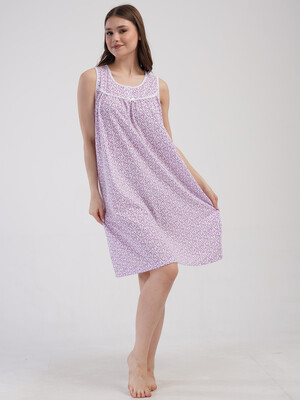 Купить Бавовняна нічна сорочка без рукавів VIENETTA 1617765576 в Украина