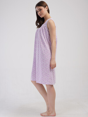 Купить Бавовняна нічна сорочка без рукавів VIENETTA 1617765576 в Украина в Lingerie.ua - Одяг для дому та відпочинку, Фото 2