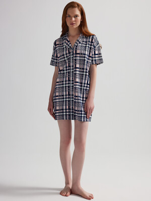 Купить Хлопковый халат женский на пуговицах HAYS 62143 в Украина в Lingerie.ua - Одяг для дому та відпочинку, Фото 3