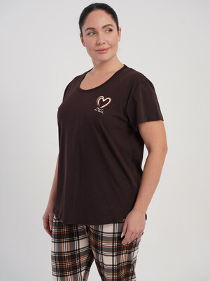 Купить Комплект жіночий з футболки та капрі VIENETTA 5100062091 в Украина в Lingerie.ua - Одяг для дому та відпочинку, Фото 4