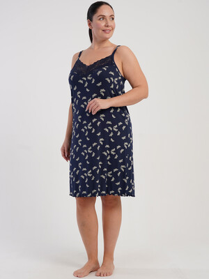 Купить Ночная сорочка из вискозы большого размера VIENETTA 5080400043 в Украина в Lingerie.ua - Одяг для дому та відпочинку, Фото 4