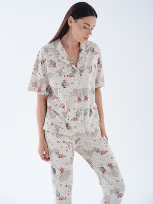 Купить Классическая пижама с коротким рукавом HAYS 70185 в Украина в Lingerie.ua - Одяг для дому та відпочинку, Фото 4