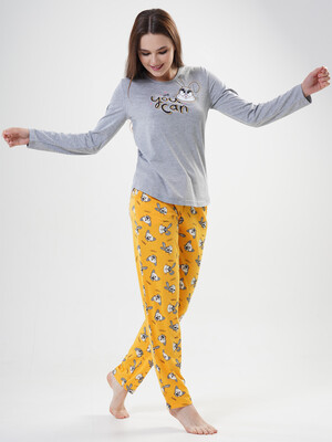 Купить Хлопковый домашний комплект с длинным рукавом VIENETTA 2041700710 в Украина