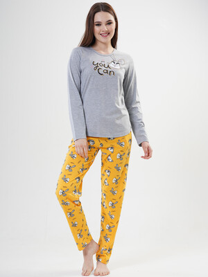 Купить Хлопковый домашний комплект с длинным рукавом VIENETTA 2041700710 в Украина в Lingerie.ua - Одяг для дому та відпочинку, Фото 5