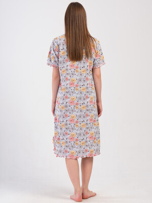 Купить Бавовняна туніка з коротким рукавом VIENETTA 4081883402 в Украина в Lingerie.ua - Одяг для дому та відпочинку, Фото 5