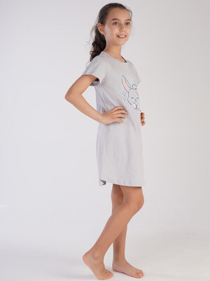 Купить Хлопковая туника с коротким рукавом VIENETTA 2124760000  в Украина в Lingerie.ua - Одяг для дому та відпочинку, Фото 2