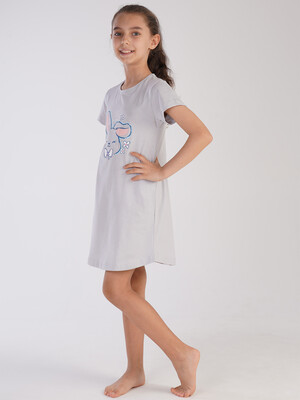 Купить Хлопковая туника с коротким рукавом VIENETTA 2124760000  в Украина в Lingerie.ua - Одяг для дому та відпочинку, Фото 3